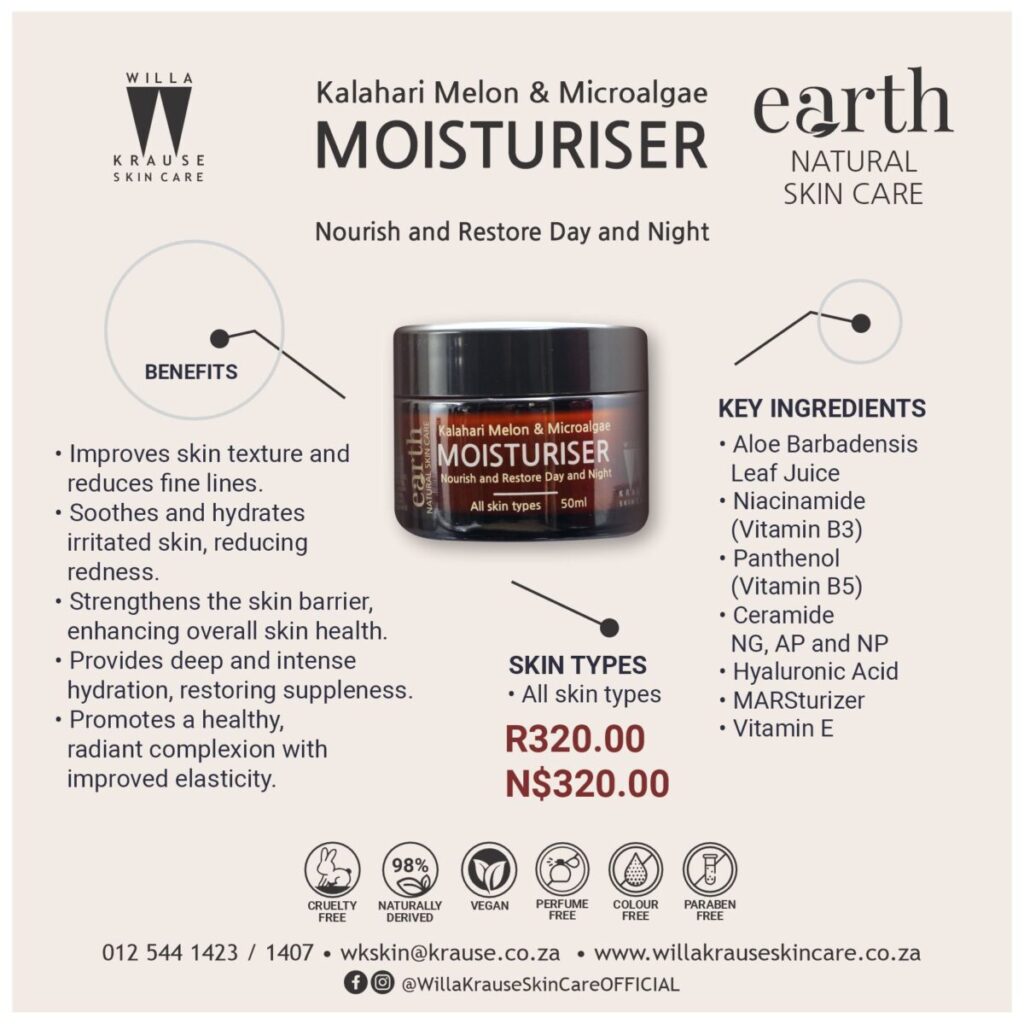 Earth range Kalahari Melon Mircoalge Moisturiser IA 1200x1199 1 | Skin Care