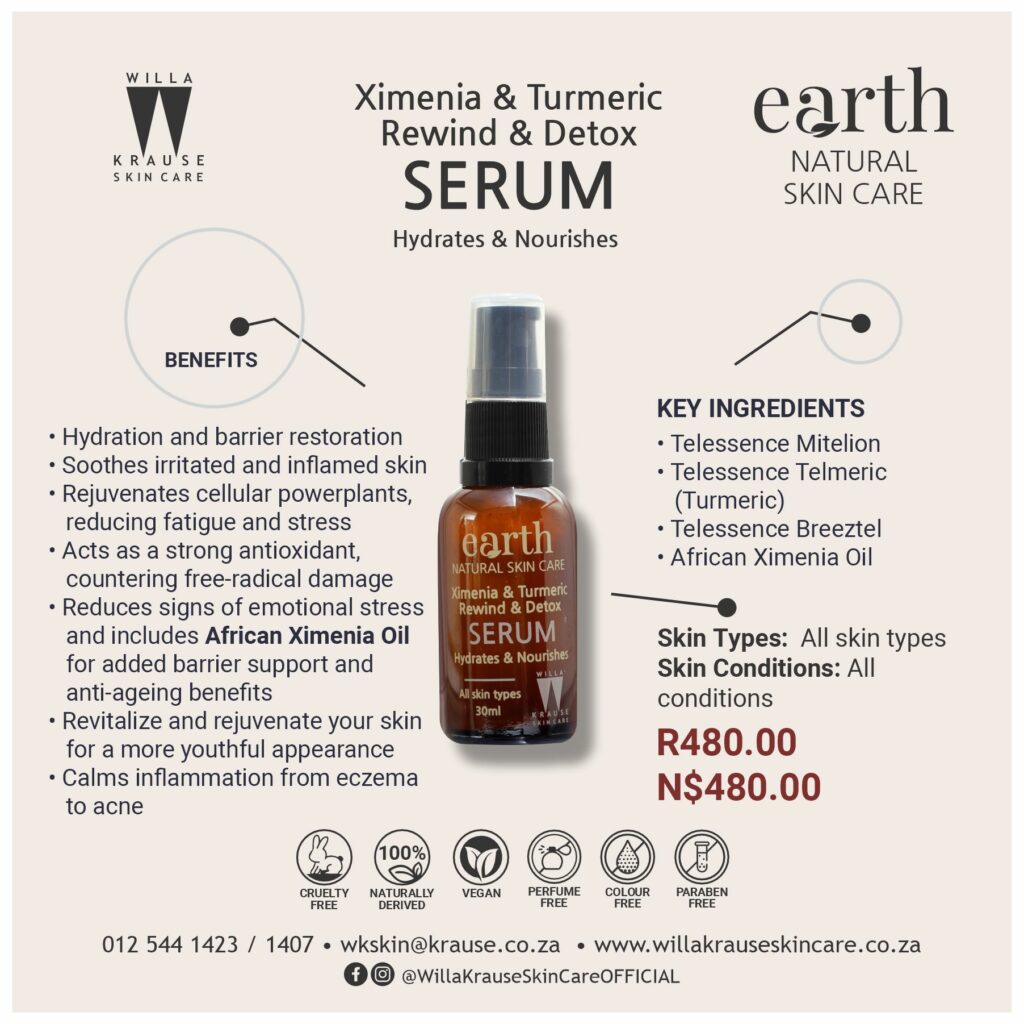 Earth range Ximenia Turmeric Rewind Detox Serum 2024923 | Skin Care